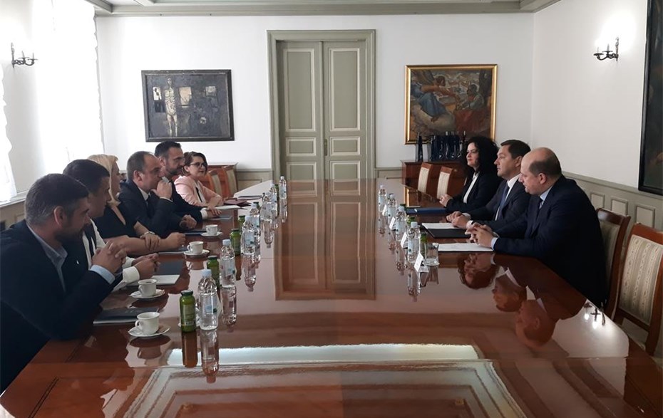 IZASLANSTVO GRADA PRIZRENA KOD PREDSJEDNIKA GRADSKE SKUPŠTINE GRADA ZAGREBA 